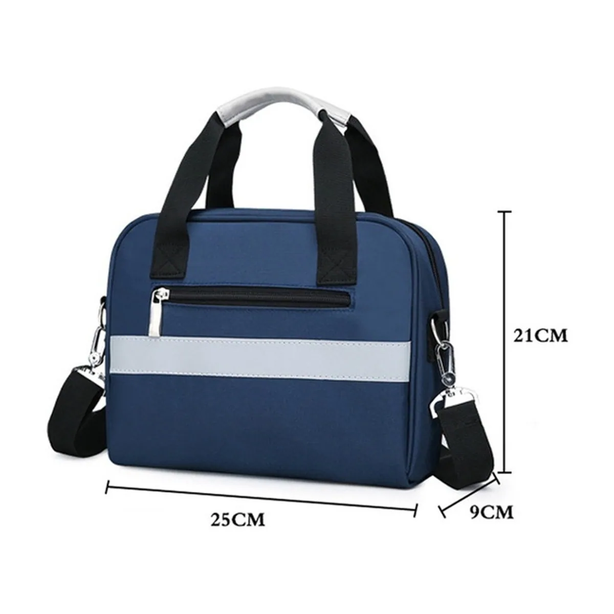 06602 Emergency Waist Bag in Red, construction and compartment detail 7