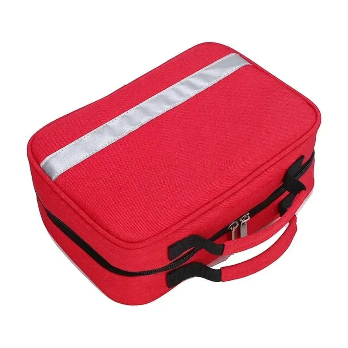 06607 Oxford Portable First Aid Bag in Red, portable first aid bag product view