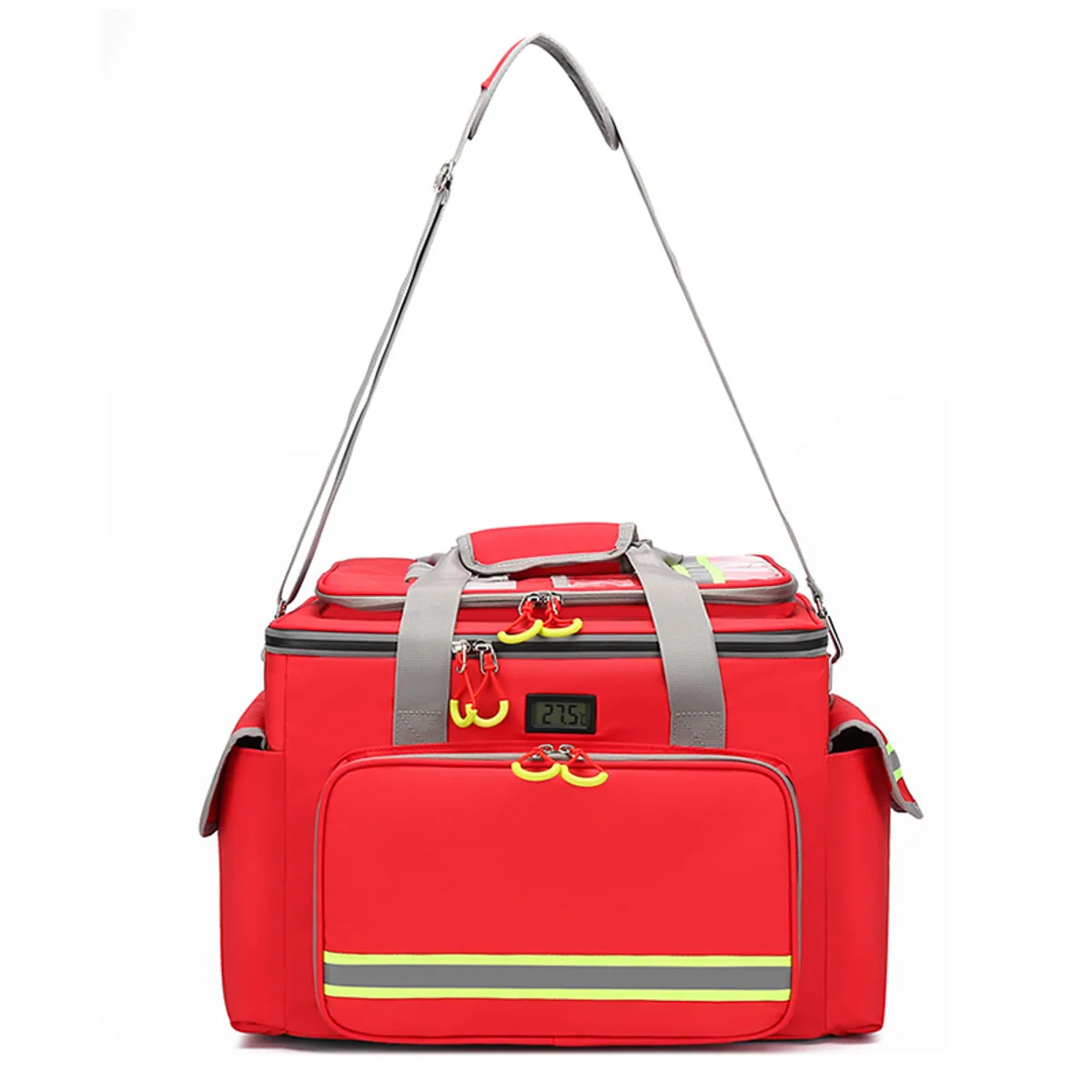 06612 Oxford Portable First Aid Bag in Red, portable first aid bag product view