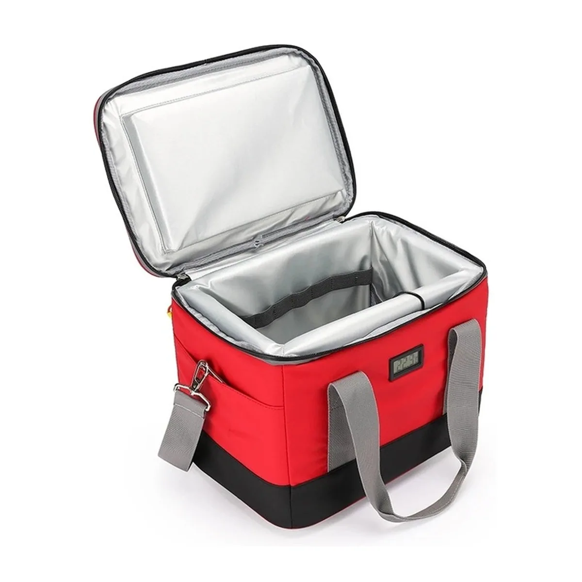 06613 Oxford Portable First Aid Bag in Red, construction and compartment detail 1