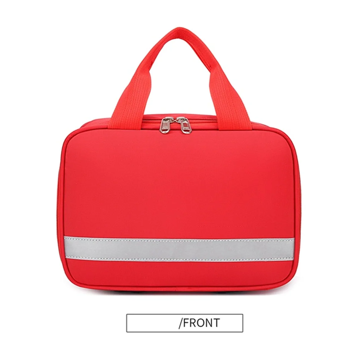 06615 Oxford Portable First Aid Bag in Red, portable first aid bag product view