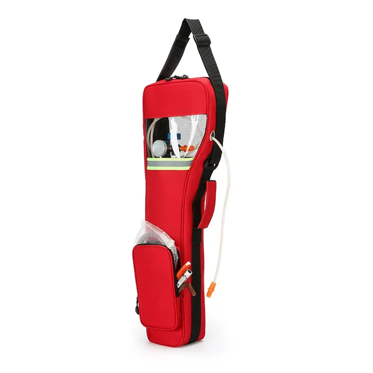 06617 1200D Oxygen Tank Shoulder Bag in Red, oxygen tank shoulder bag product view