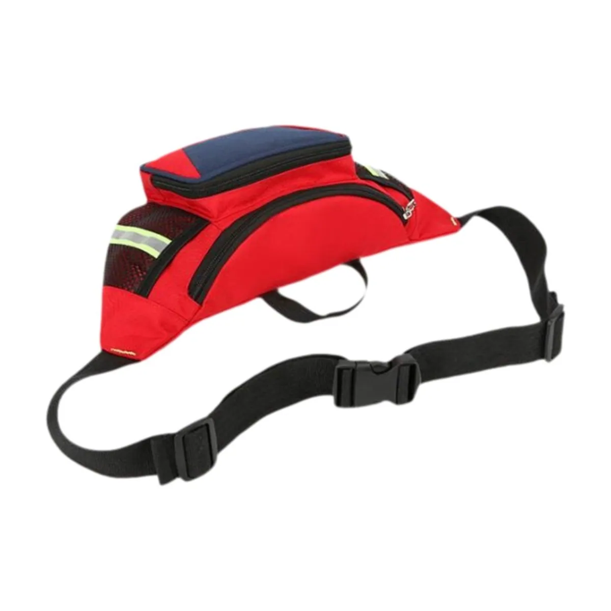 06620 1200D Emergency Waist Bag in Red, construction and compartment detail 6