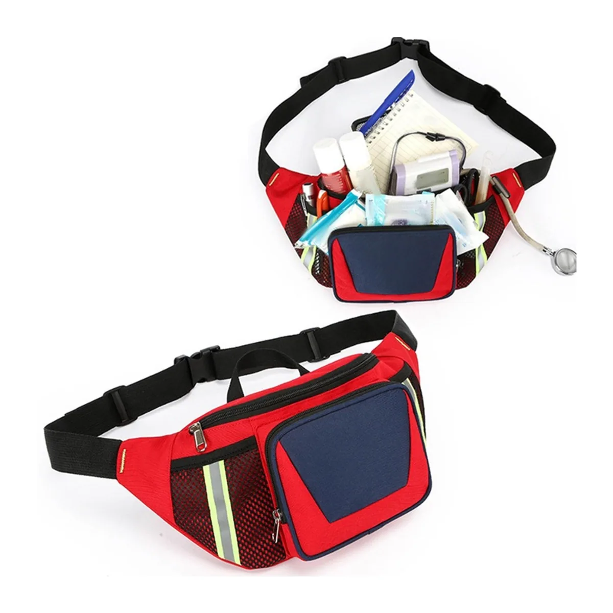 06620 1200D Emergency Waist Bag in Red, emergency waist bag product view