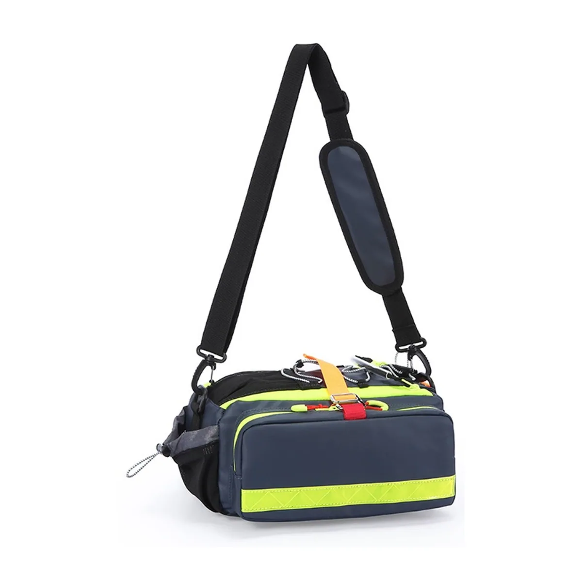 06623 1200D Emergency Waist Bag in Red, construction and compartment detail 5