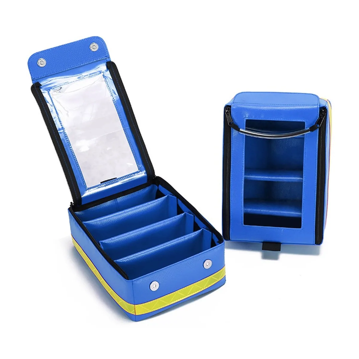 06626 PVC Waterproof PVC Rescue Bag in Red, construction and compartment detail 4