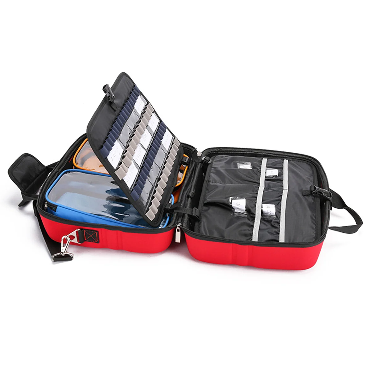 Foldout Doctor Bag for Healthcare Visits construction and compartment detail 1