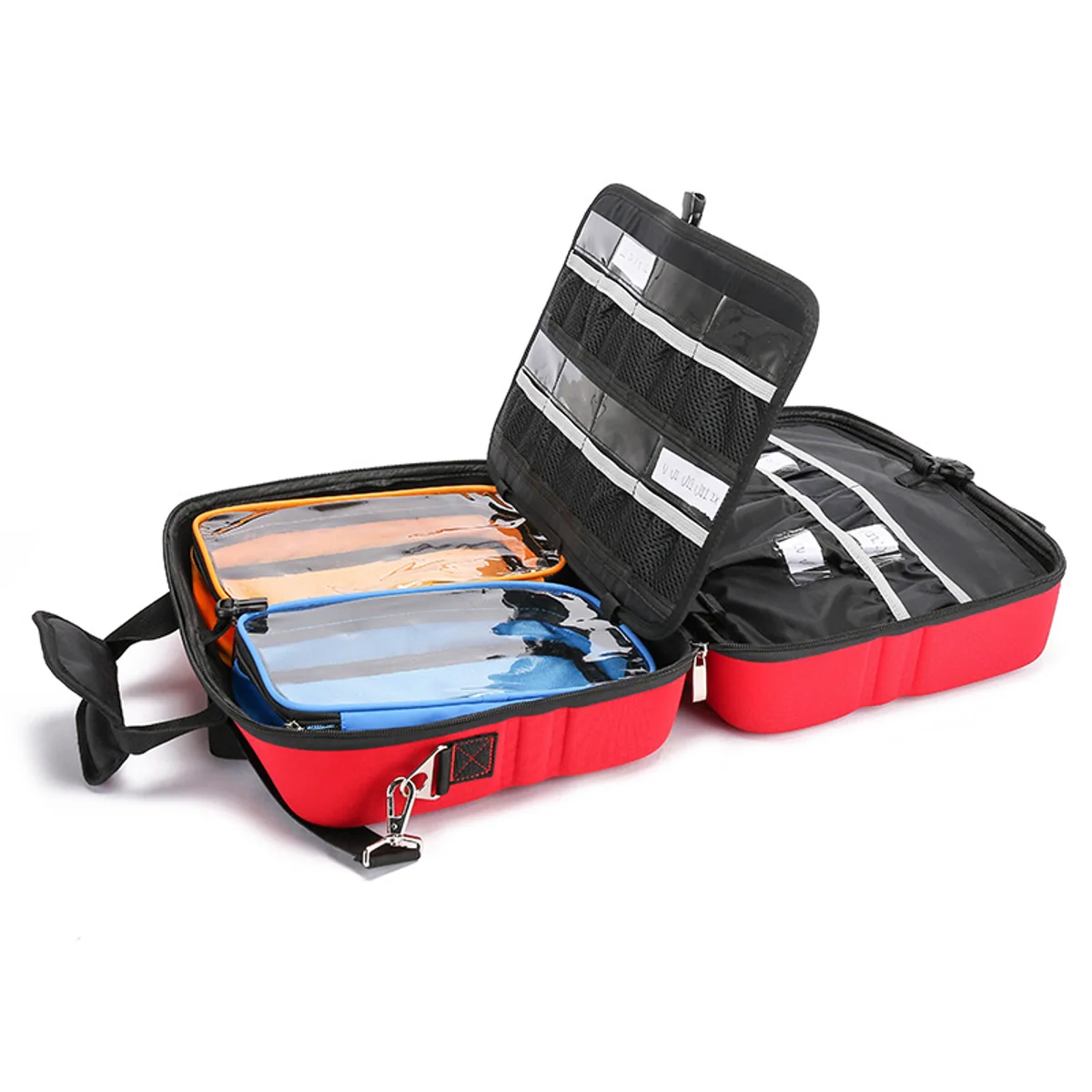 Foldout Doctor Bag for Healthcare Visits construction and compartment detail 2