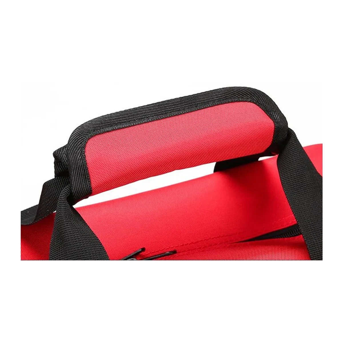 08802 Oxford Portable First Aid Bag in Red, construction and compartment detail 4