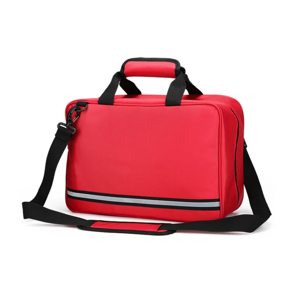 08802 Oxford Portable First Aid Bag in Red, portable first aid bag product view