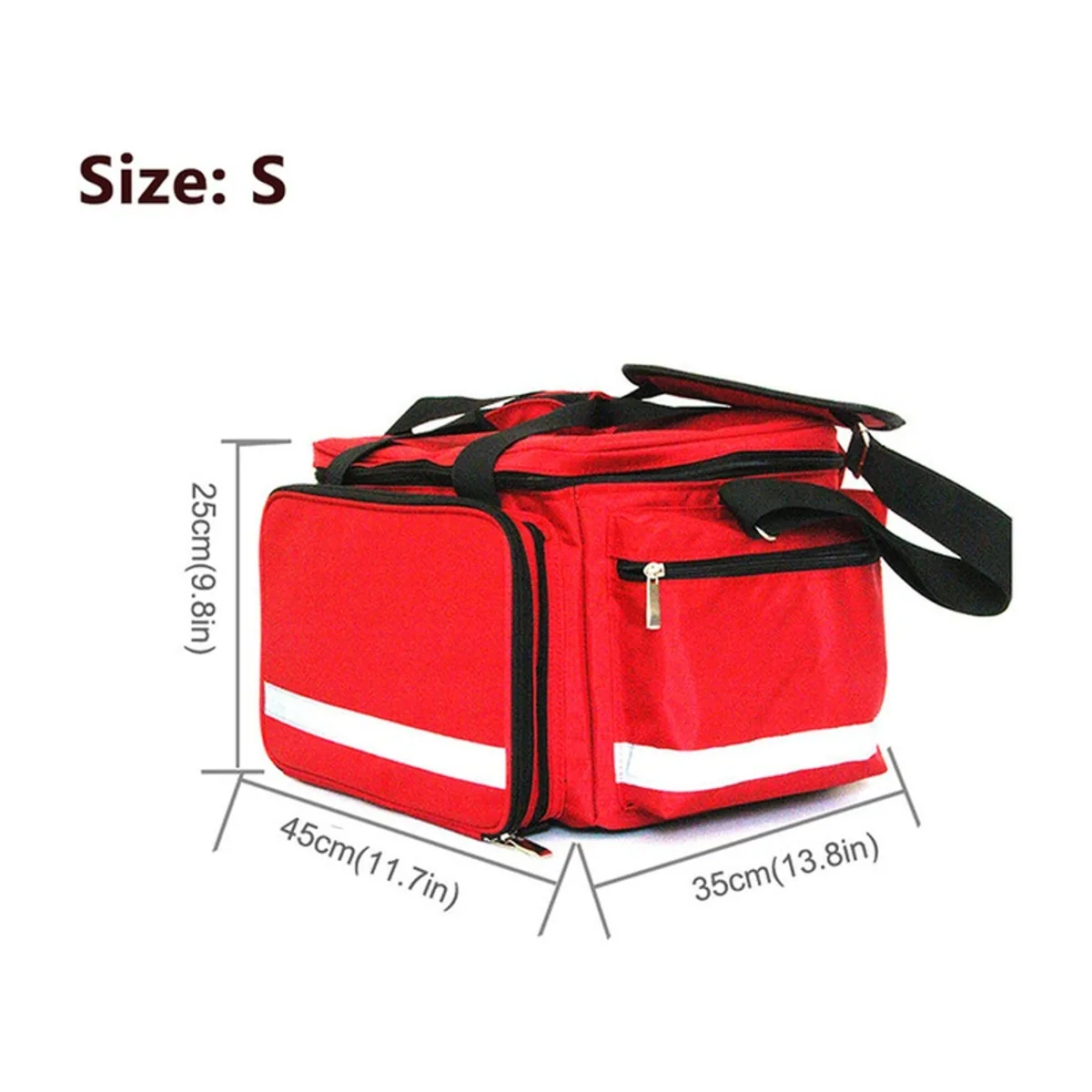 08803 Oxford Rescue Duffel Bag in Red, rescue duffel bag product view