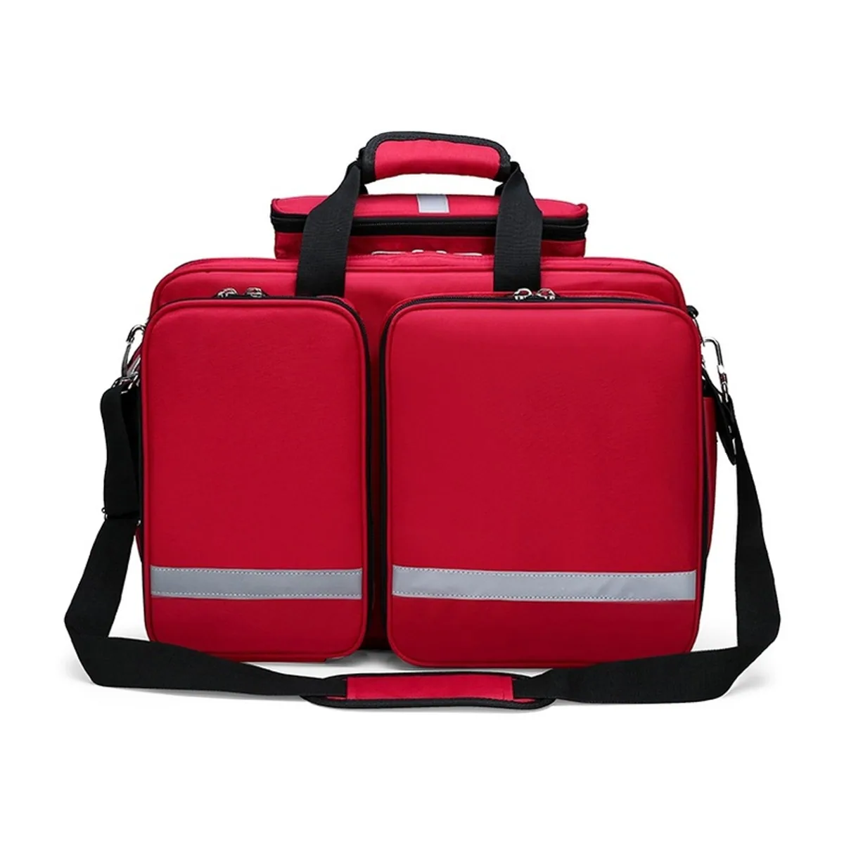 08807 Oxford Portable First Aid Bag in Red, portable first aid bag product view