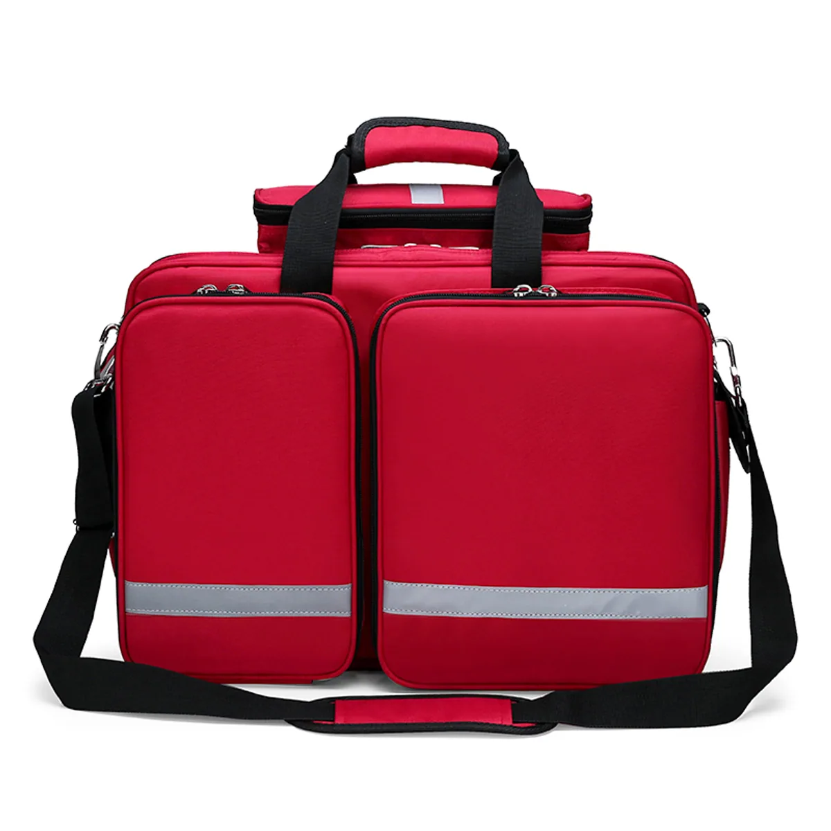 08807 Oxford Portable First Aid Bag in Red, portable first aid bag product view
