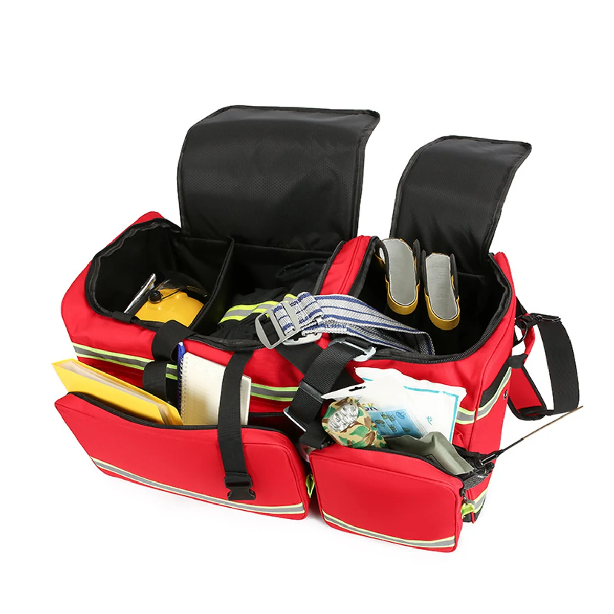 Convertible Rescue Duffel for Grouped Equipment construction and compartment detail 2