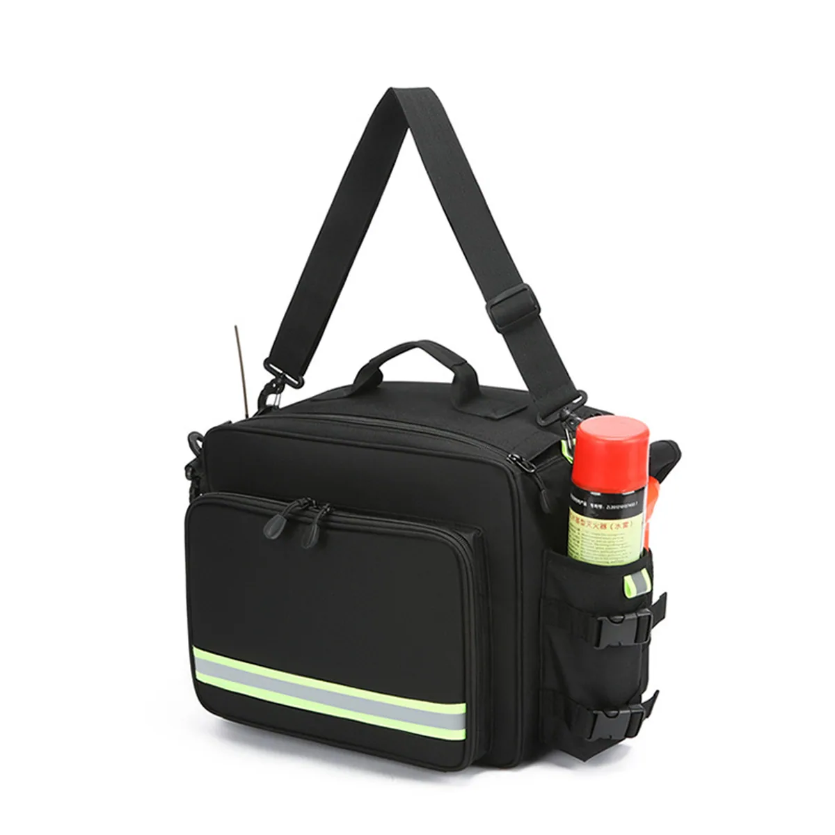 08826 1200D Portable First Aid Bag in Black, portable first aid bag product view