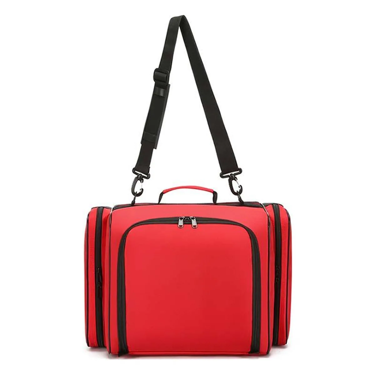 08830 1800D Portable First Aid Bag in Red, portable first aid bag product view