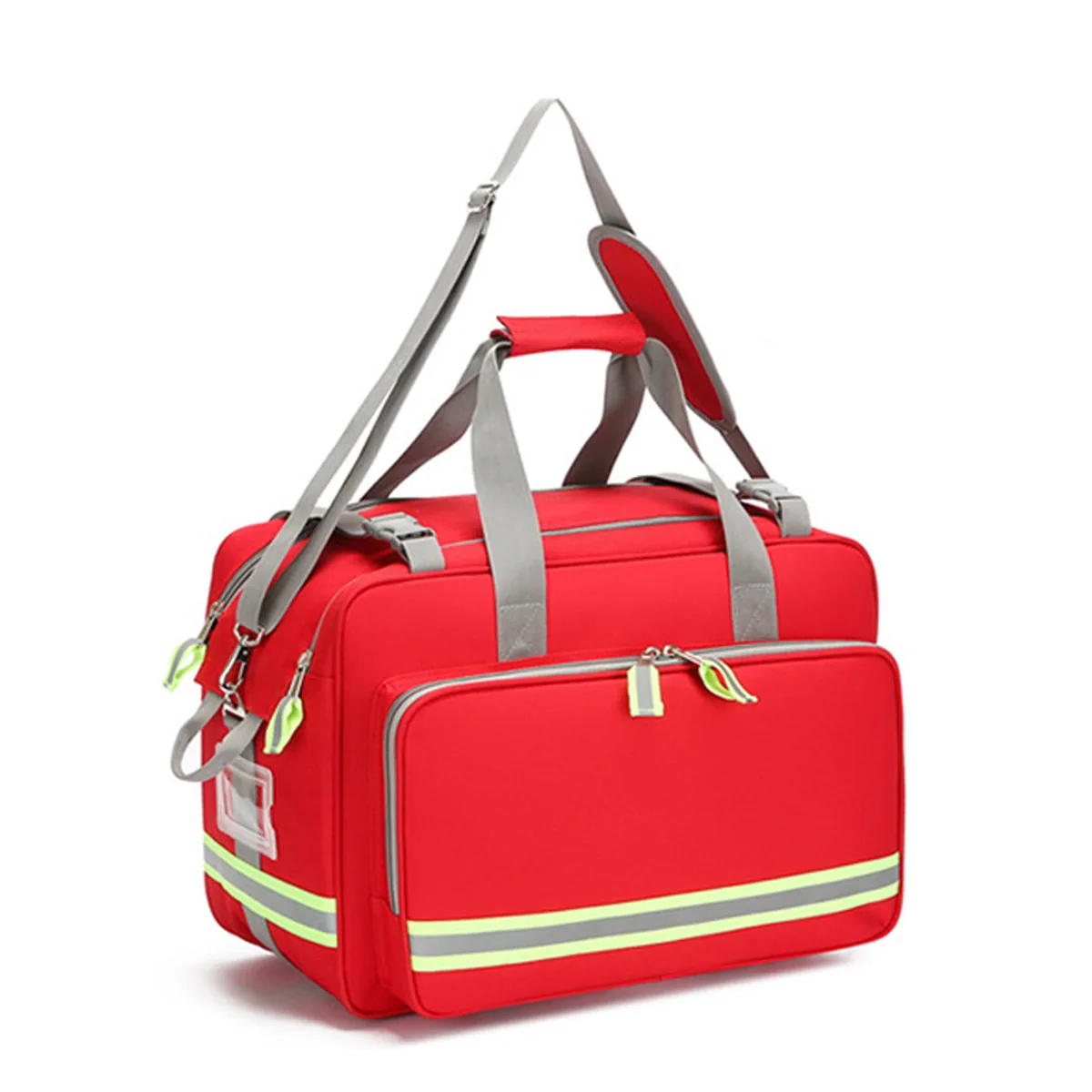 08831 1200D Portable First Aid Bag in Red, portable first aid bag product view