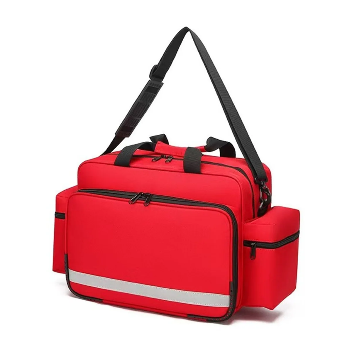 08839 1200D Portable First Aid Bag in Red, portable first aid bag product view