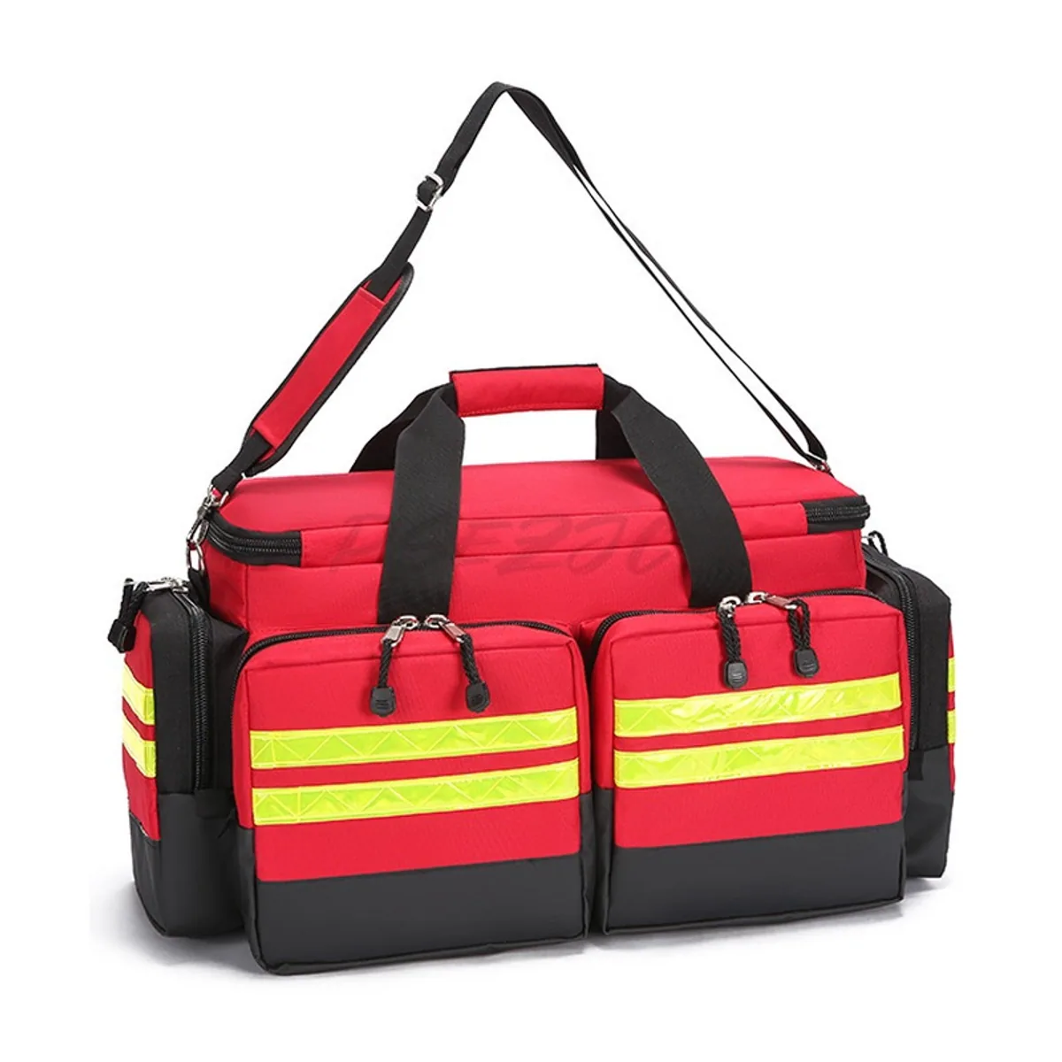 08841 1200D Waterproof PVC Rescue Bag in Red, construction and compartment detail 3