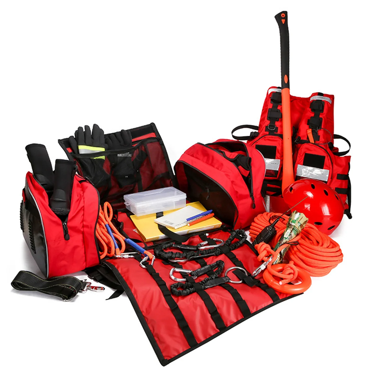 Long Gear Duffel with Helmet and Tool Organization construction and compartment detail 2