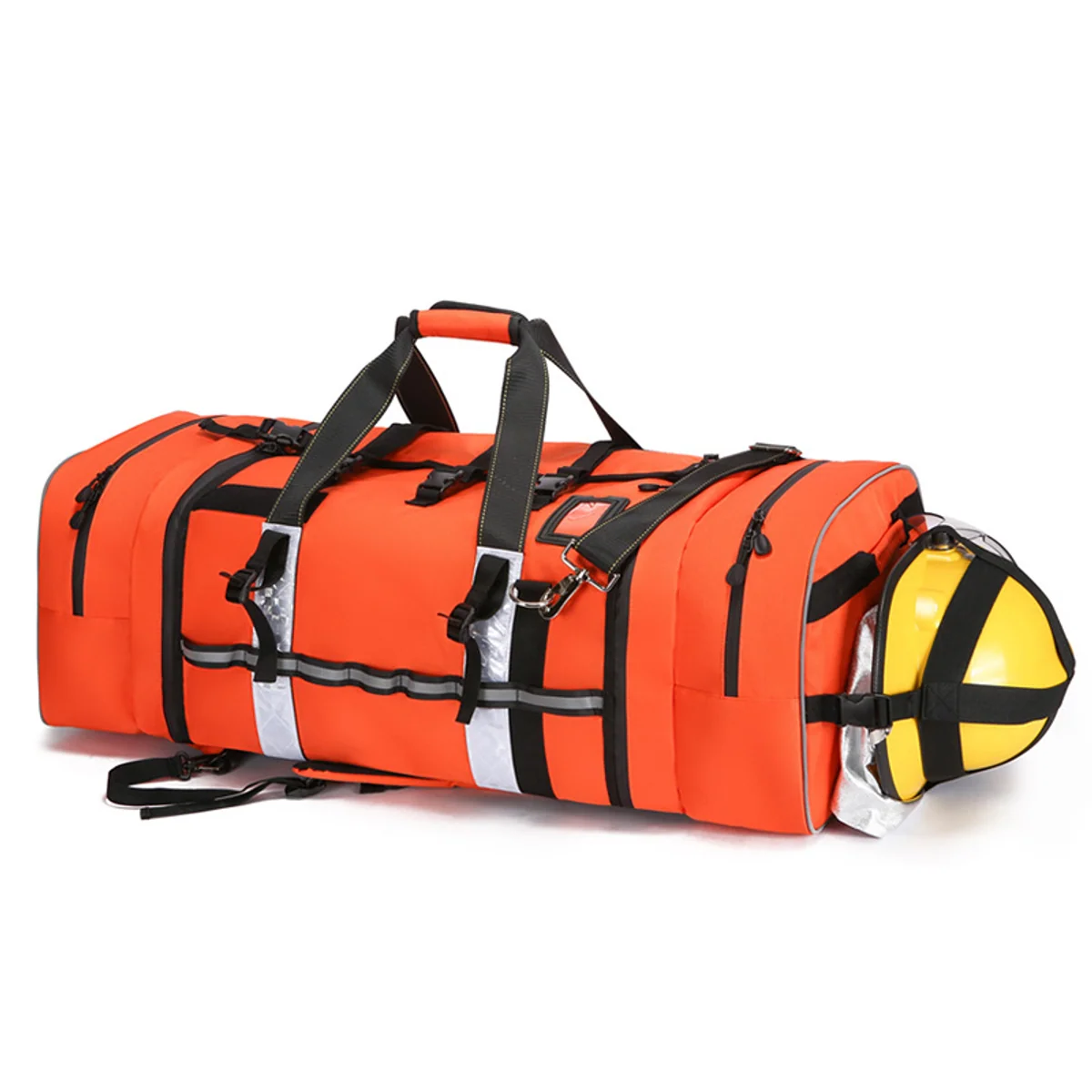 Long Gear Duffel with Helmet and Tool Organization construction and compartment detail 10