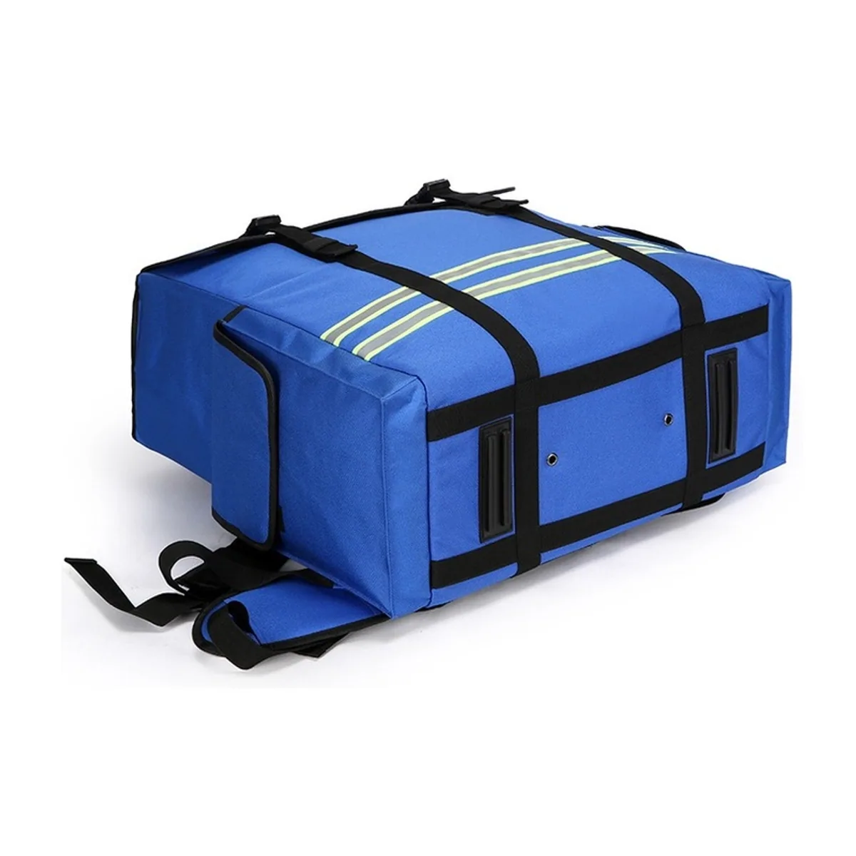08850 1200D Portable First Aid Bag in Red, construction and compartment detail 5