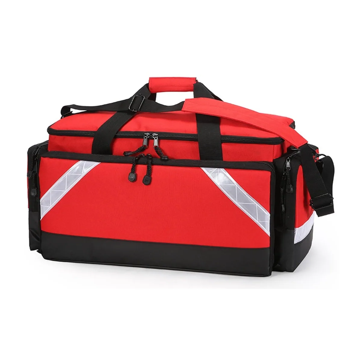 08851 1200D Portable First Aid Bag in Red, portable first aid bag product view