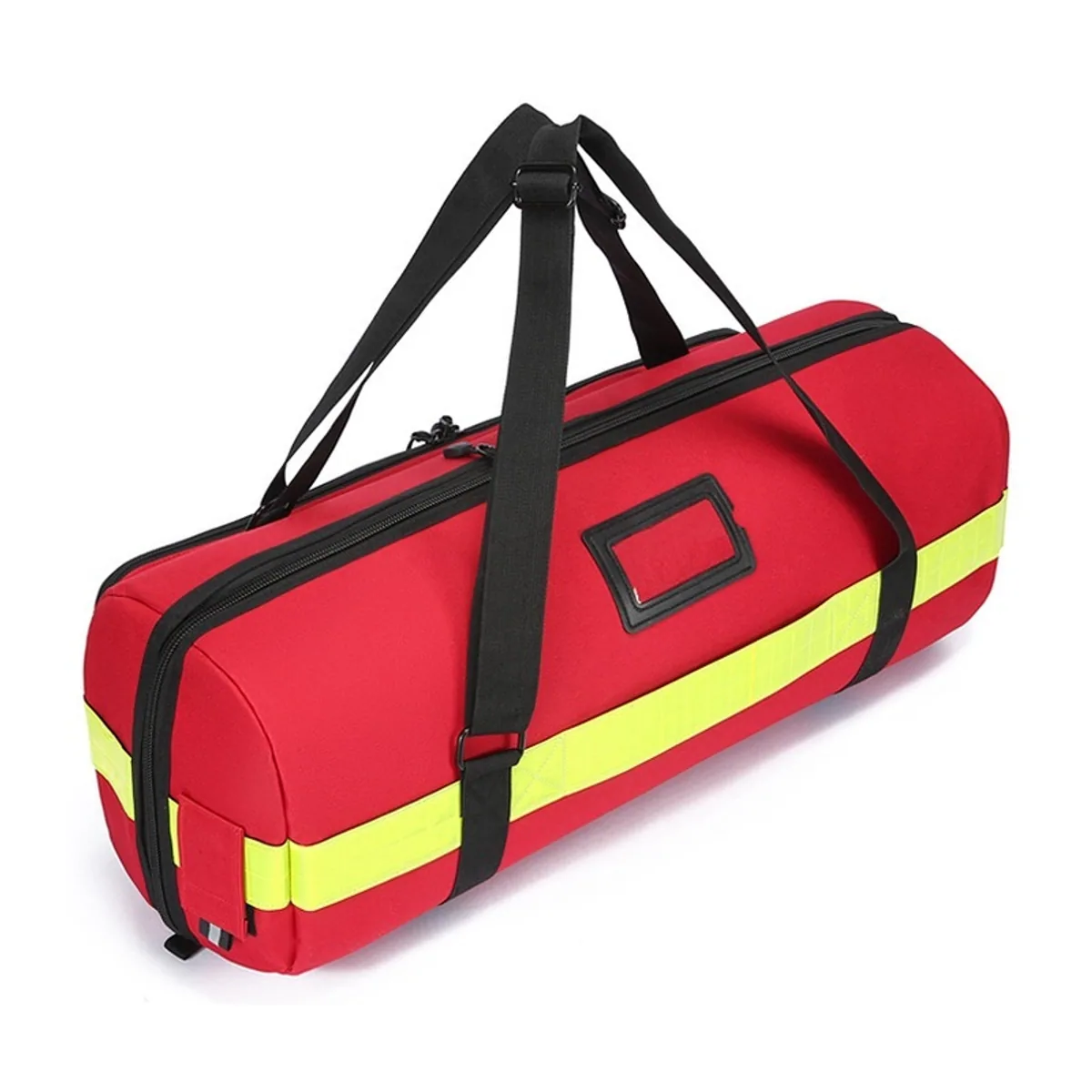 08862 1200D Waterproof PVC Rescue Bag in Red，Orange, construction and compartment detail 3