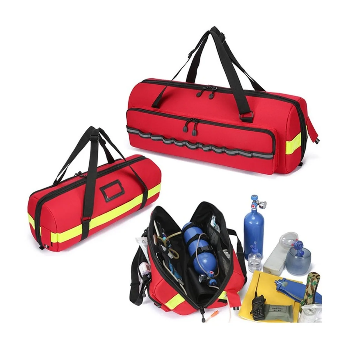 08862 1200D Waterproof PVC Rescue Bag in Red，Orange, waterproof pvc rescue bag product view