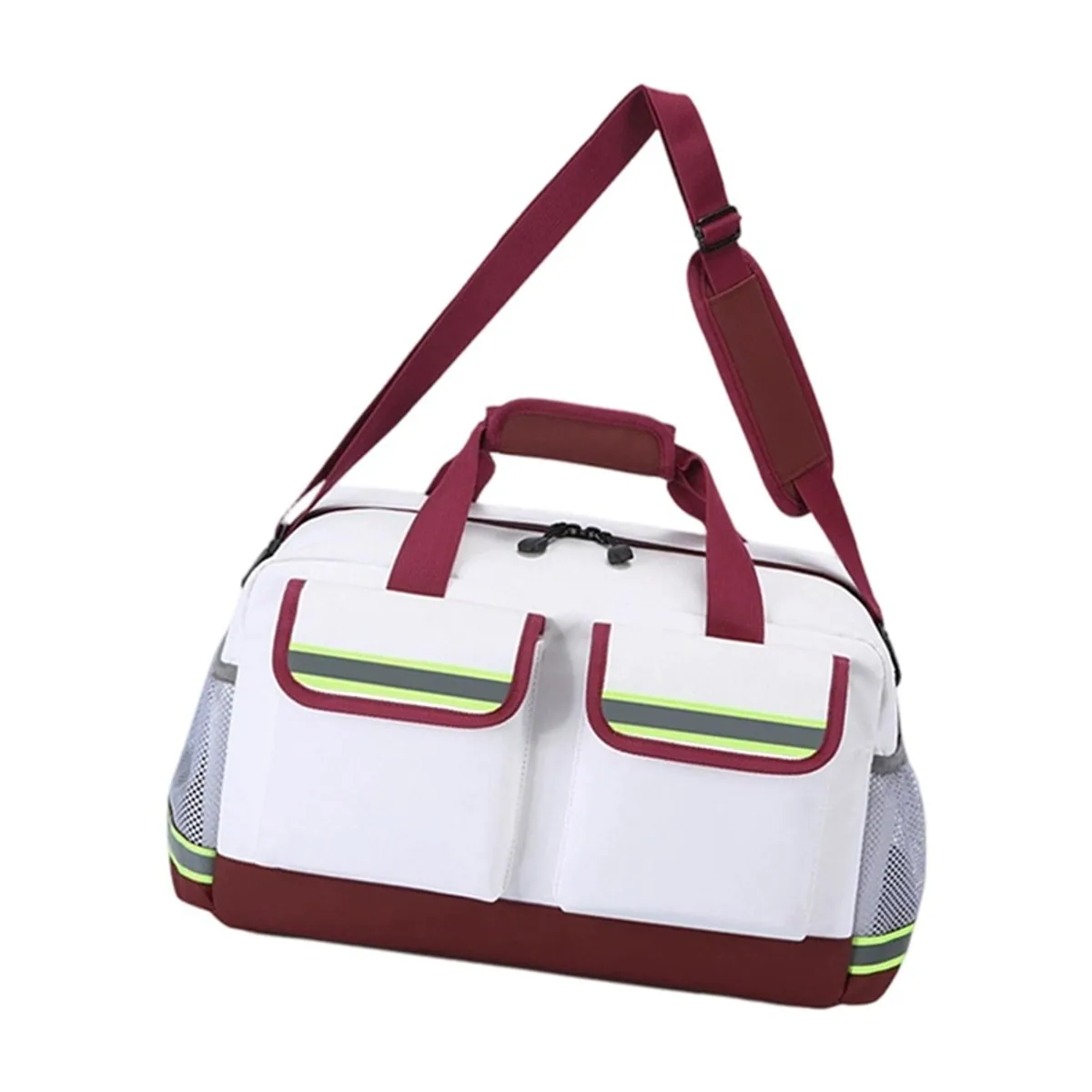 08872 1200D Portable First Aid Bag in Red, portable first aid bag product view