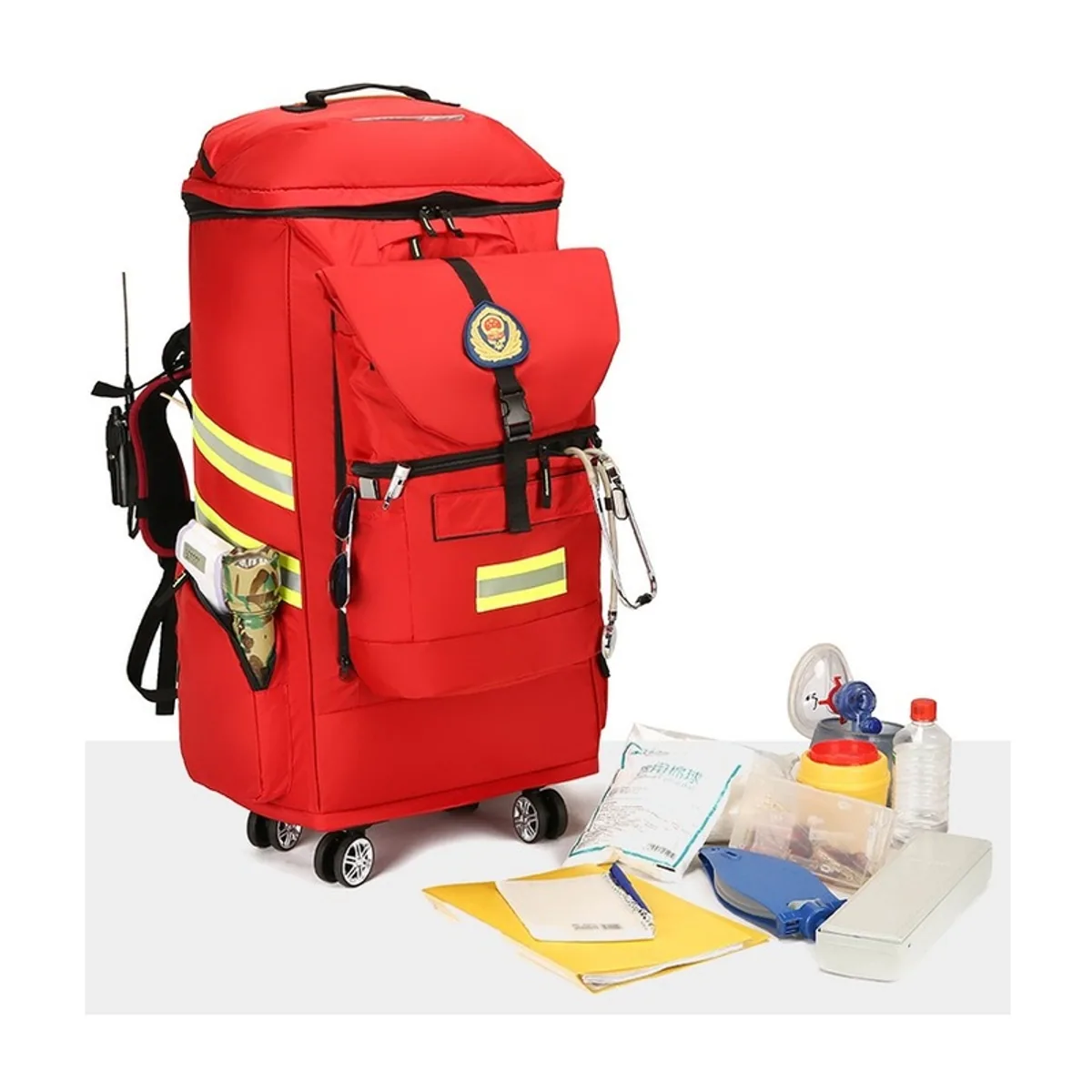 09905 Oxford Trolley Rescue Bag in Red, trolley rescue bag product view