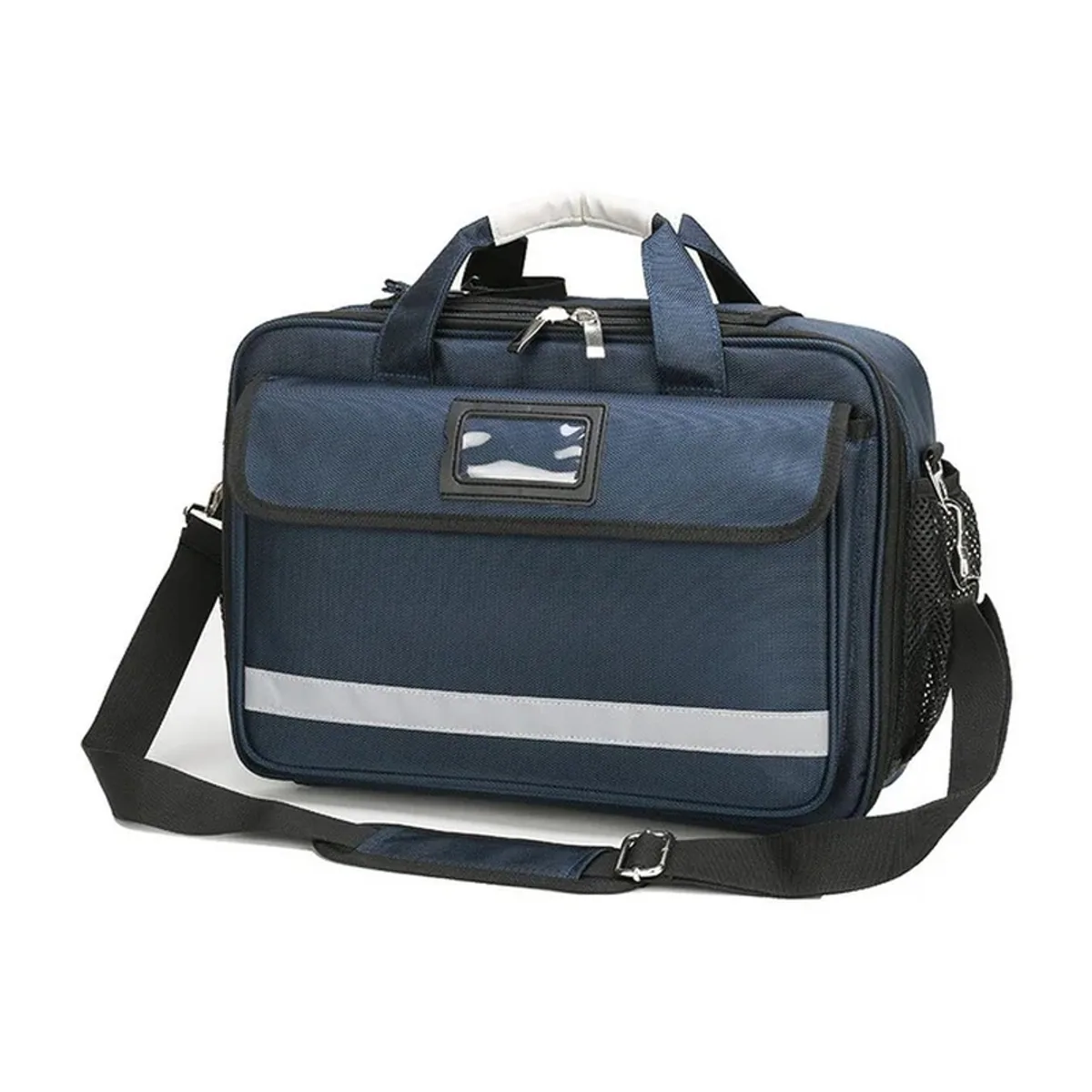 09906 Oxford Medical Emergency Backpack in Red, construction and compartment detail 6