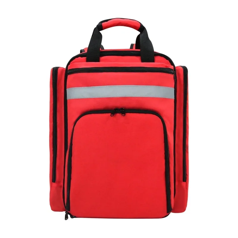 1200D Oxford Emergency Medical Backpack with Clear Pouches product view