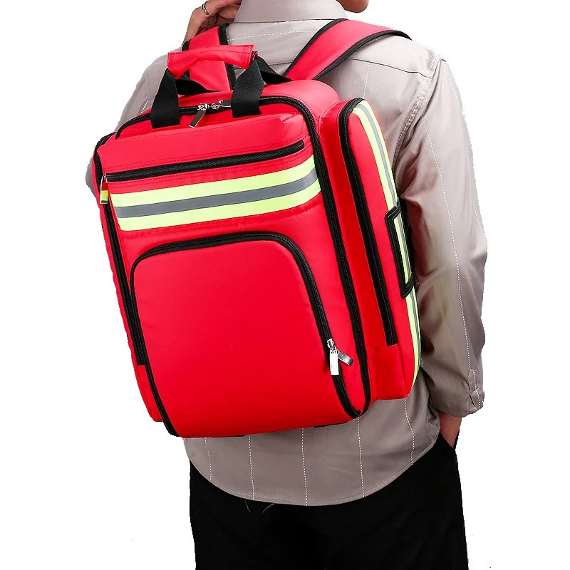 1200D Oxford Emergency Medical Backpack with Clear Pouches product photo 13