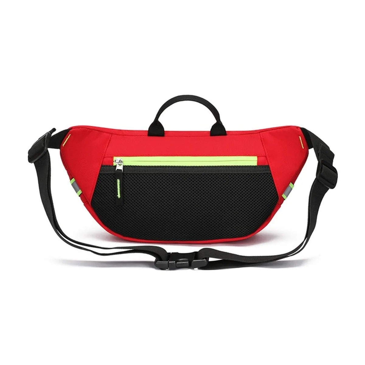 09923 1200D Emergency Waist Bag in Red, construction and compartment detail 5