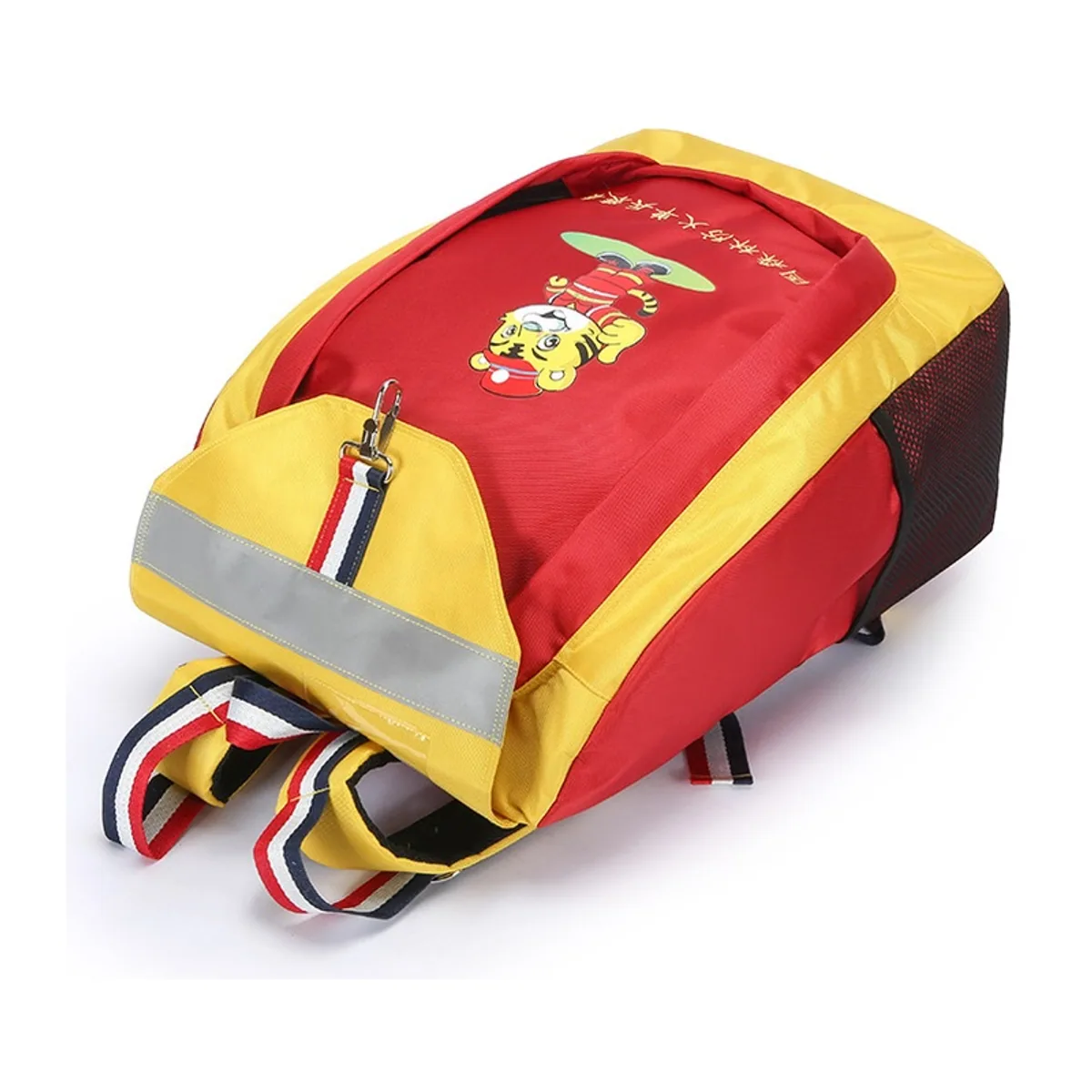 09924 900D Medical Emergency Backpack in Red, construction and compartment detail 1