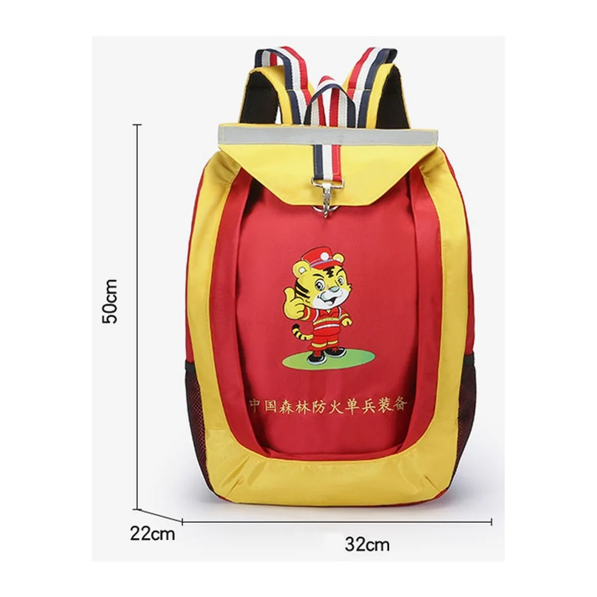 09924 900D Medical Emergency Backpack in Red, construction and compartment detail 4