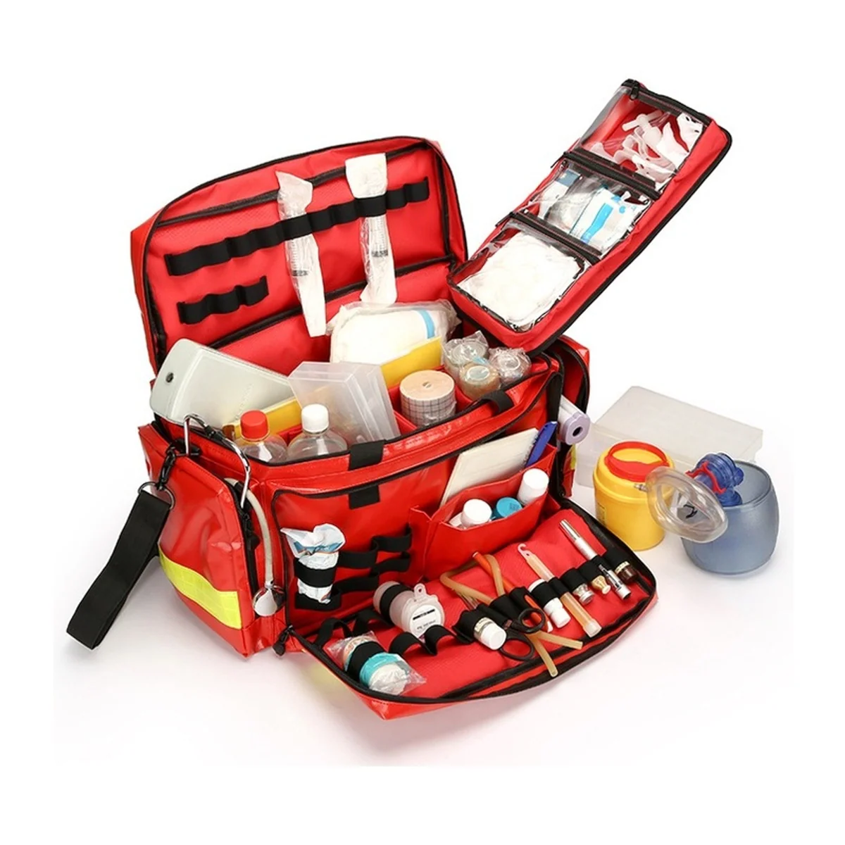 09930P PVC Waterproof Rescue Bag in Red, waterproof pvc rescue bag product view
