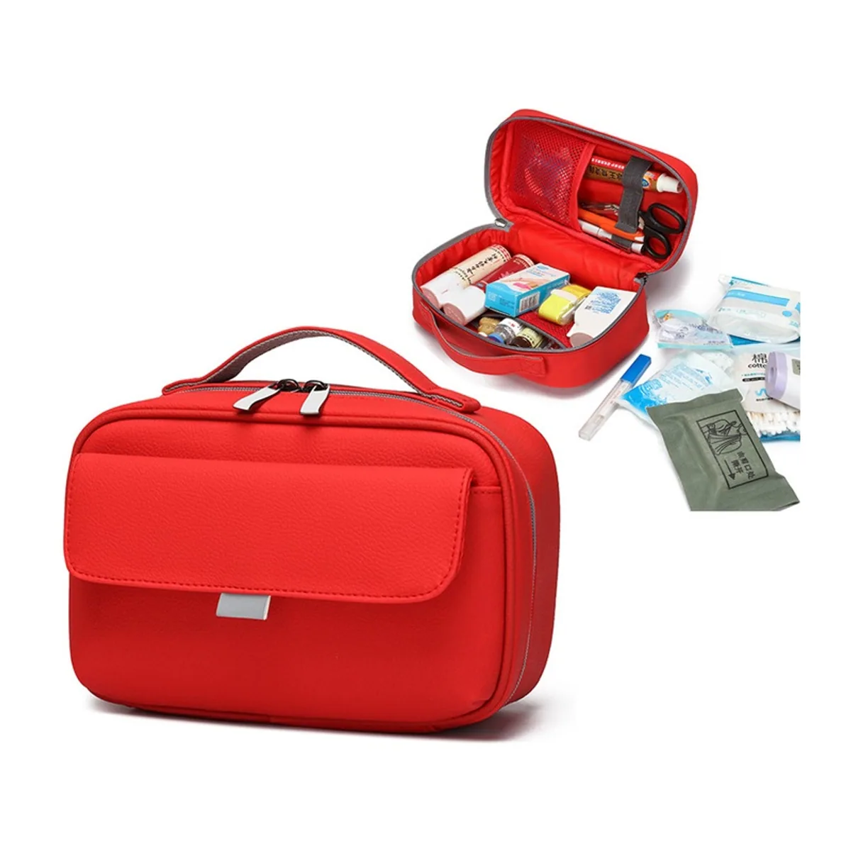 09932 Emergency Waist Bag in Red, emergency waist bag product view