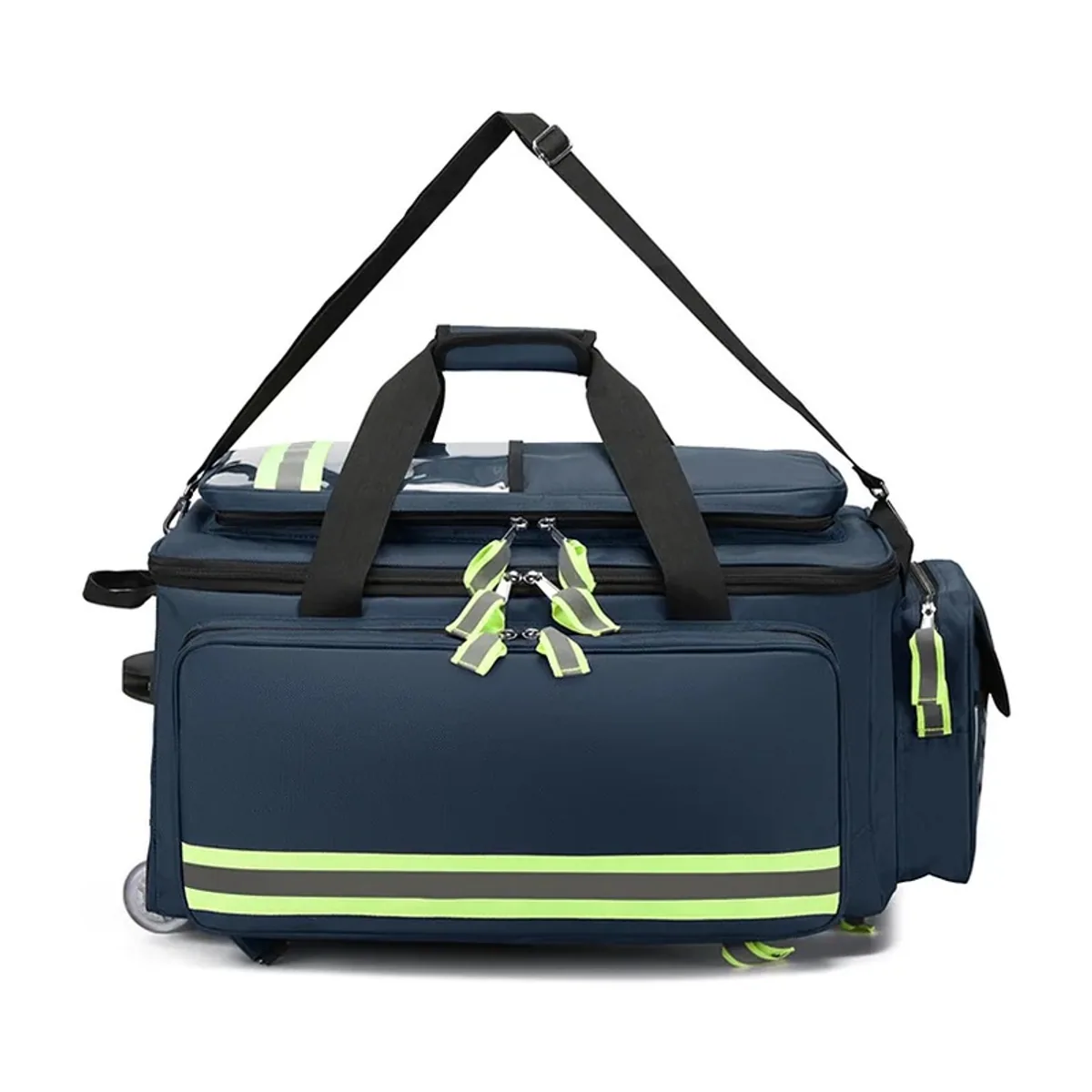 09935 1800D Waterproof PVC Rescue Bag in Red, construction and compartment detail 5