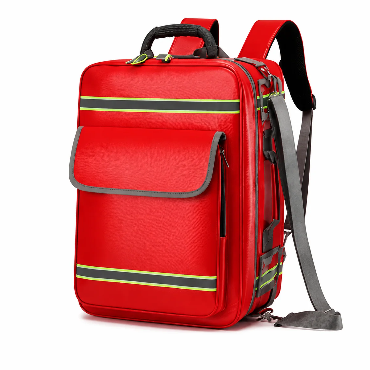 09938 Medical Emergency Backpack in Red, medical emergency backpack product view