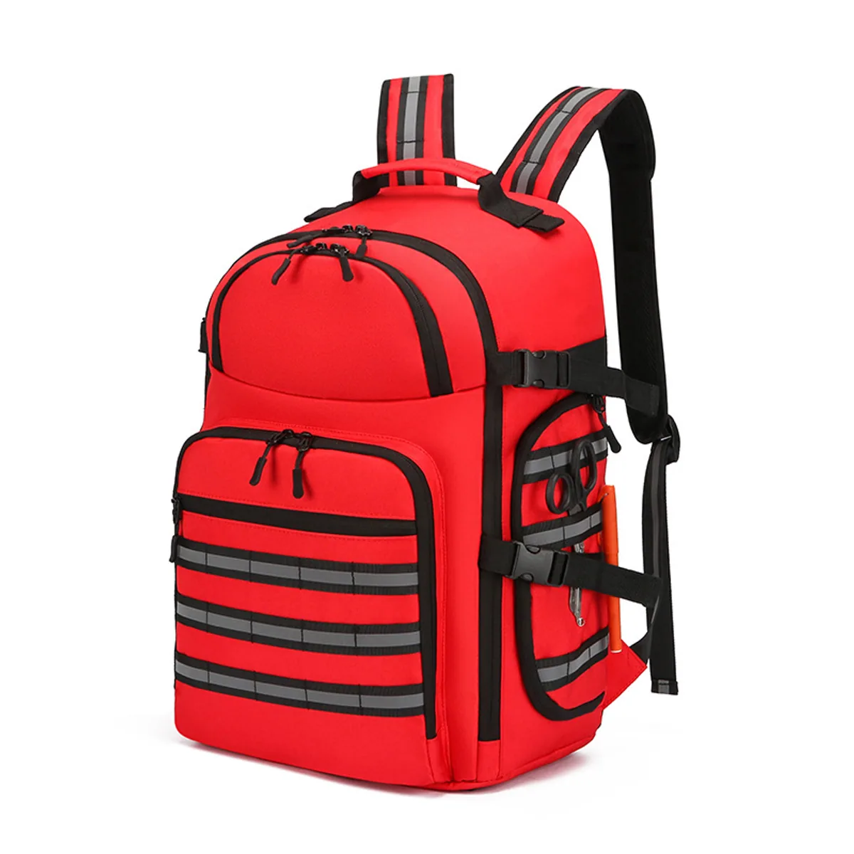 09952 1200D Medical Emergency Backpack in Red, medical emergency backpack product view