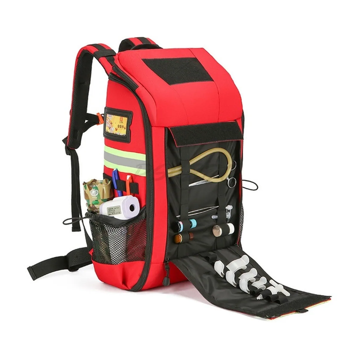 09953 1200D Medical Emergency Backpack in Red, medical emergency backpack product view