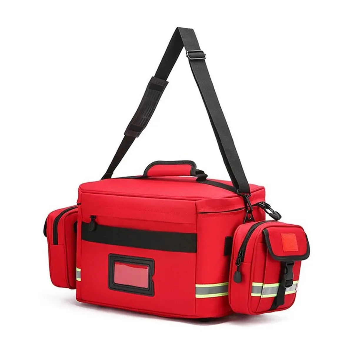 09967 1200D Waterproof PVC Rescue Bag in Red, construction and compartment detail 7