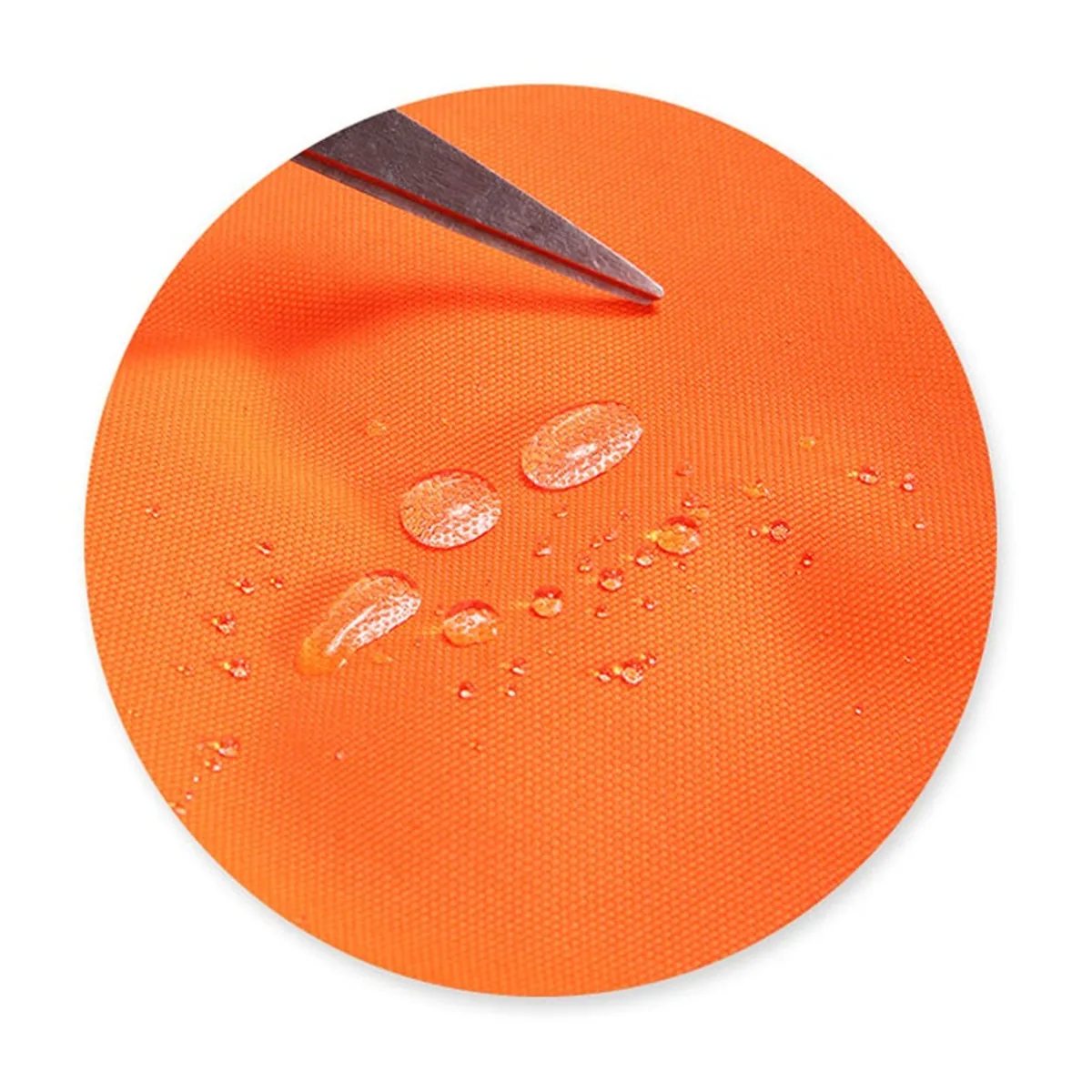 09970 1200D Waterproof PVC Rescue Bag in Orange, construction and compartment detail 1