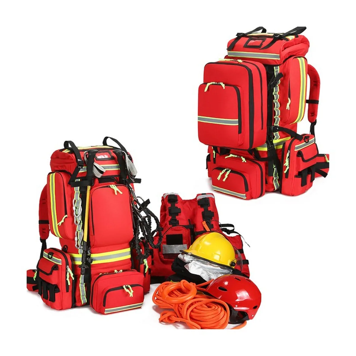 09971 1200D Waterproof PVC Rescue Bag in Red, waterproof pvc rescue bag product view