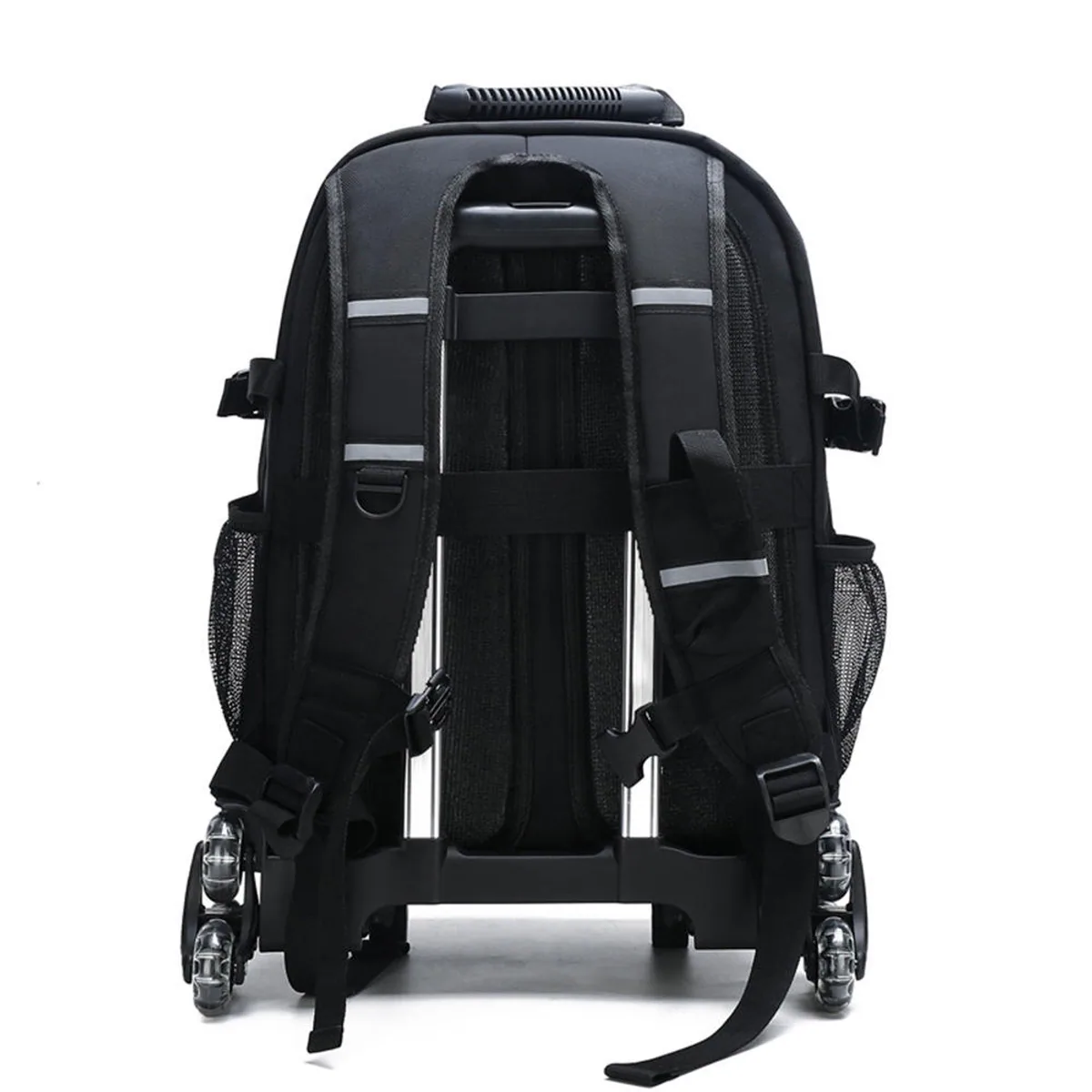 112212 Oxford Trolley Rescue Bag in Black, construction and compartment detail 5