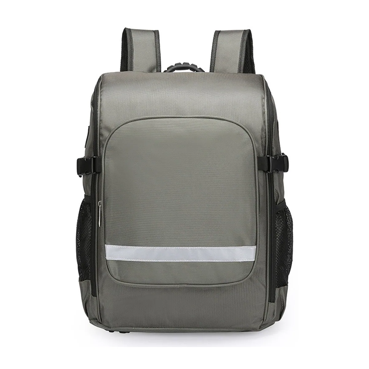 632# Oxford Medical Emergency Backpack in Red, construction and compartment detail 5