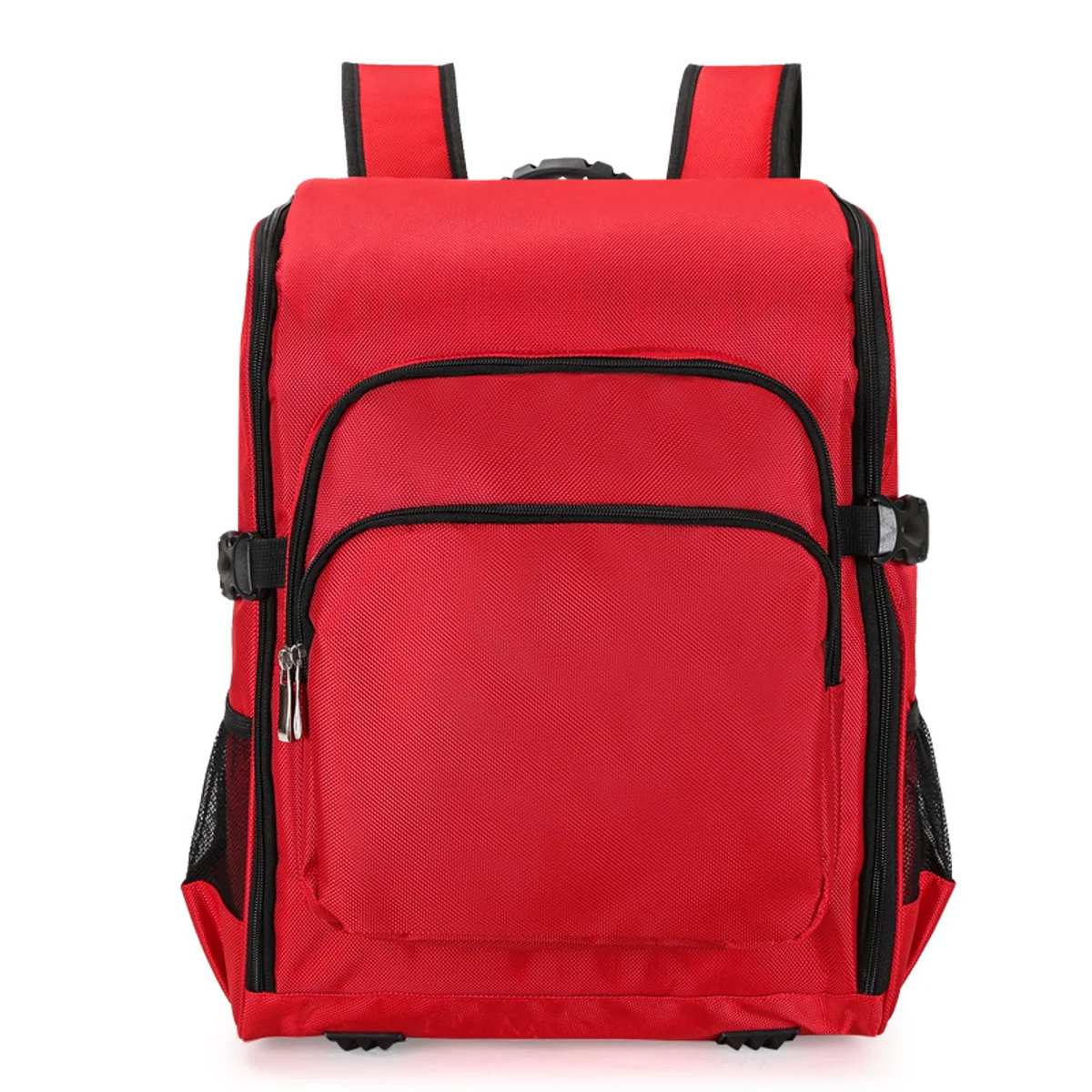632 Oxford Student Health Kit Storage Bag in Red, medical emergency backpack product view