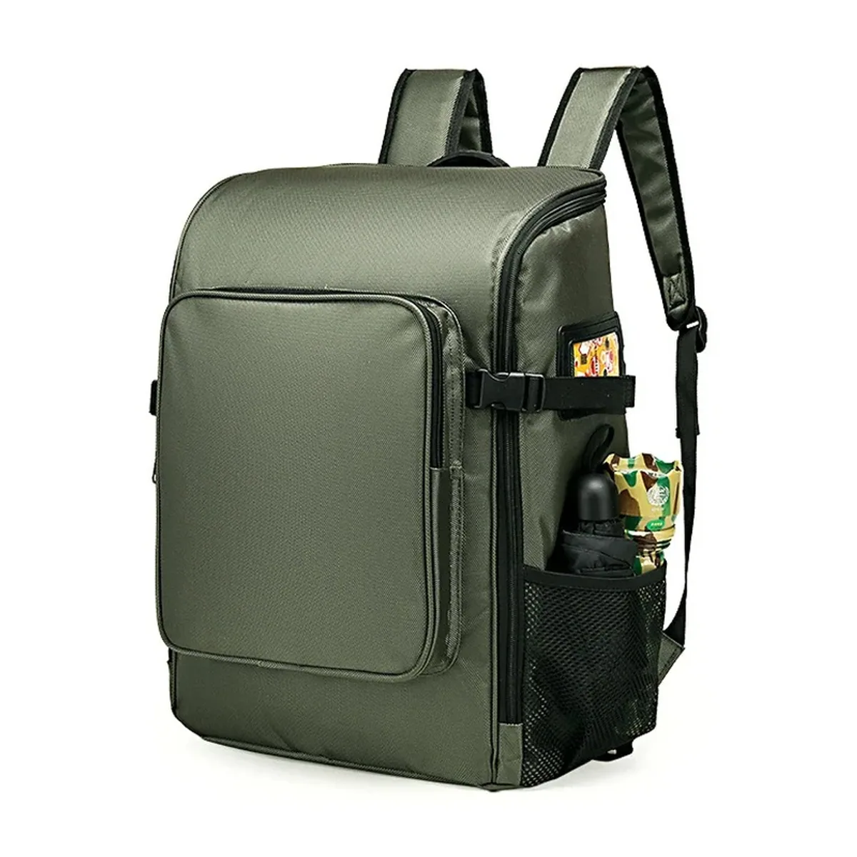 BT066055 Oxford Medical Emergency Backpack in Red, construction and compartment detail 2